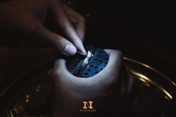 Nhẫn bạc nam tinh xảo