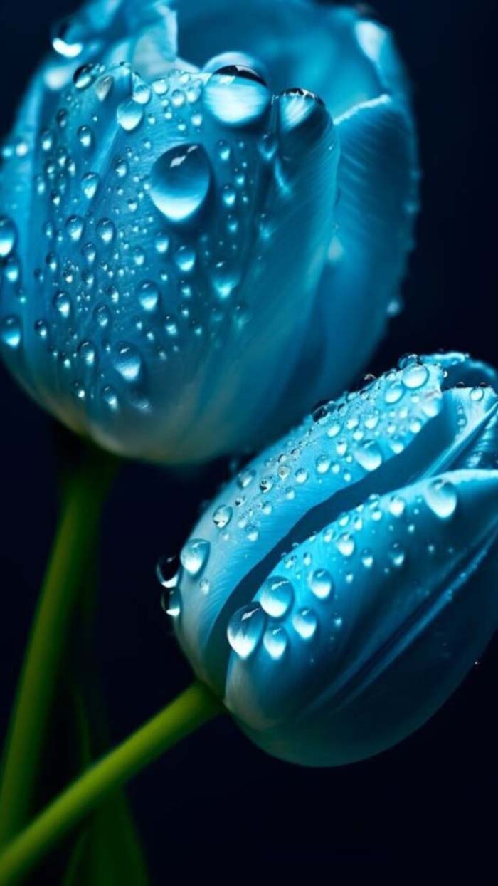 Ảnh hoa tulip trong giỏ hoa