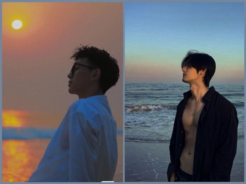 cách tạo dáng chụp ảnh đi biển cho nam