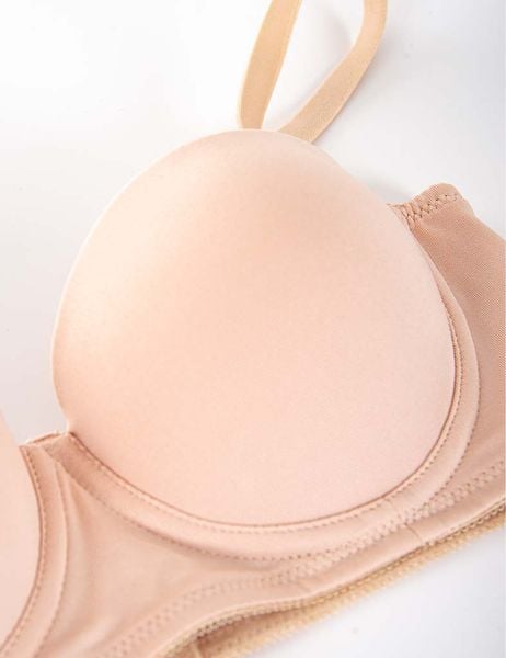 [NUDE TONE] Bra Set áo ngực nữ iBasic áo ngực có gọng mút dày và quần không đường may lưng cao - BRAW163+V119