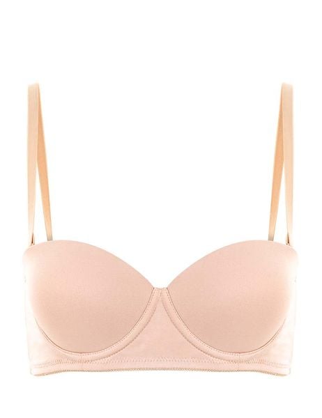 [NUDE TONE] Bra Set áo ngực nữ iBasic áo ngực có gọng mút dày và quần không đường may lưng cao - BRAW163+V119