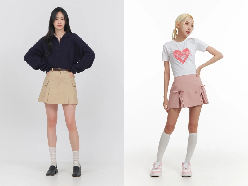 15+ mẹo phối đồ với chân váy ngắn hack dáng cực đỉnh