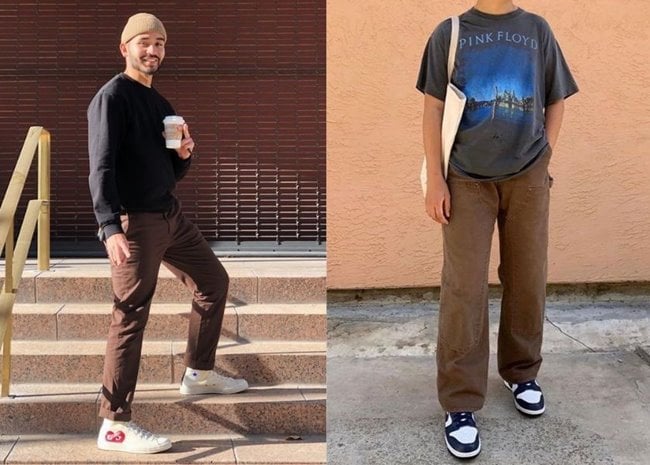 Quần nâu phối áo màu gì?