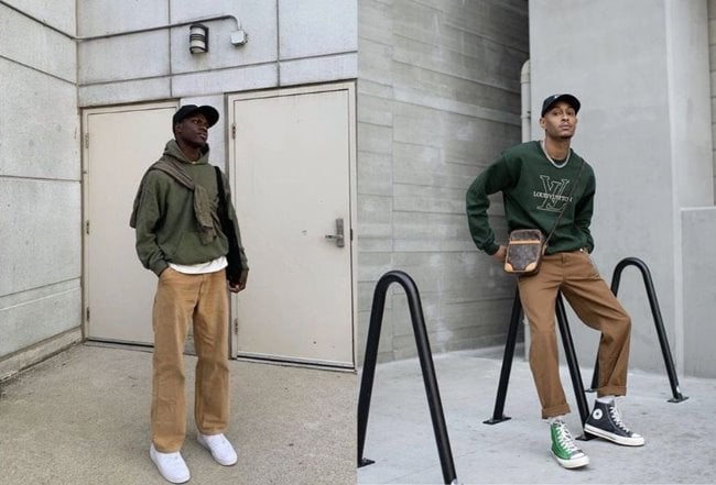 Quần nâu phối áo màu gì?