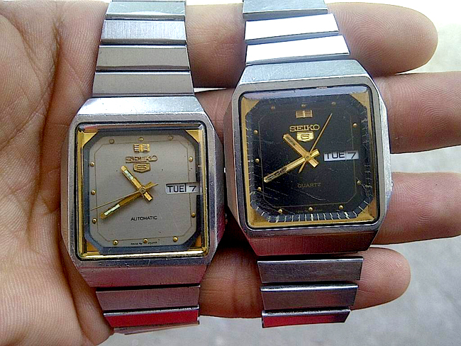 Đồng hồ Seiko mặt vuông