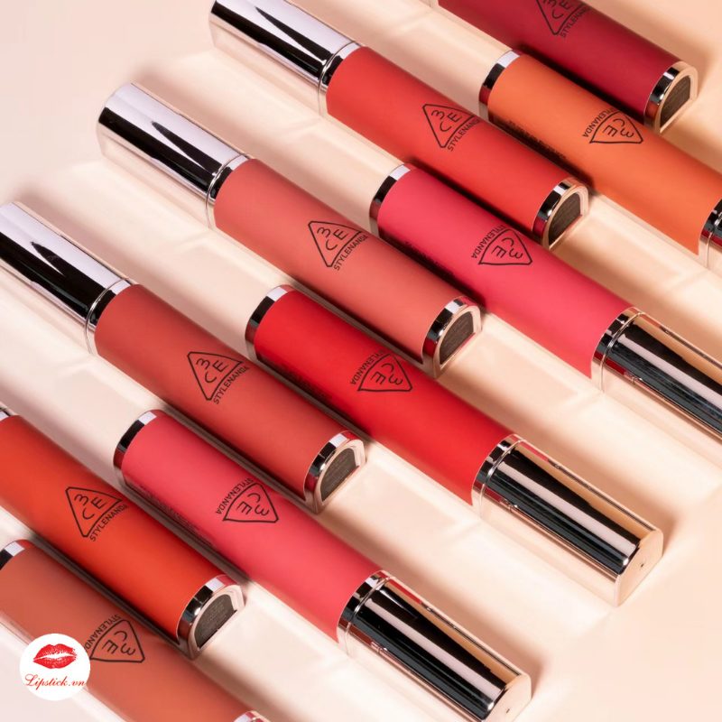 Son 3CE Whip Red Màu Đỏ Gạch – Hazy Lip Clay