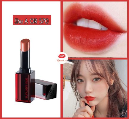 Son Shu 570 Amplified – Màu Đỏ Cam