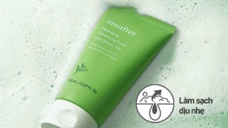 Sữa rửa mặt Innisfree Green Tea Hydrating Amino Acid