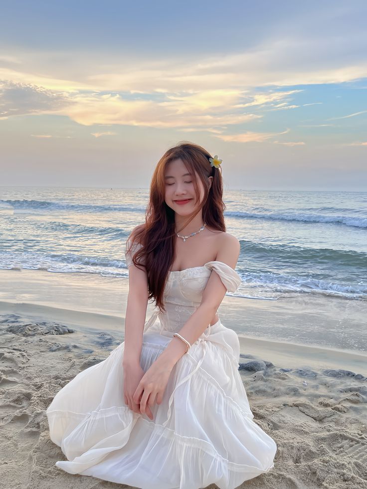 Váy nhẹ và dáng nhẹ làm ảnh thêm sâu