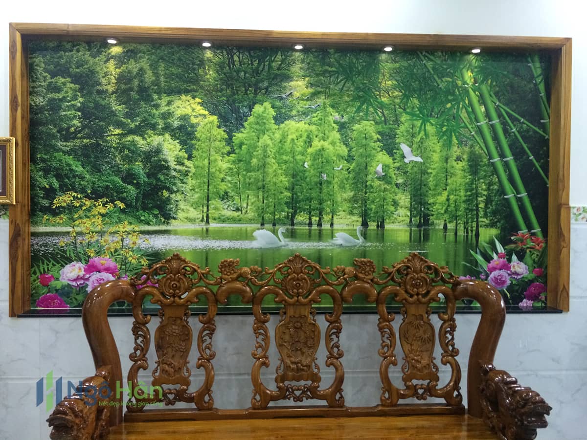 Tranh phong cảnh thiên nhiên phòng khách