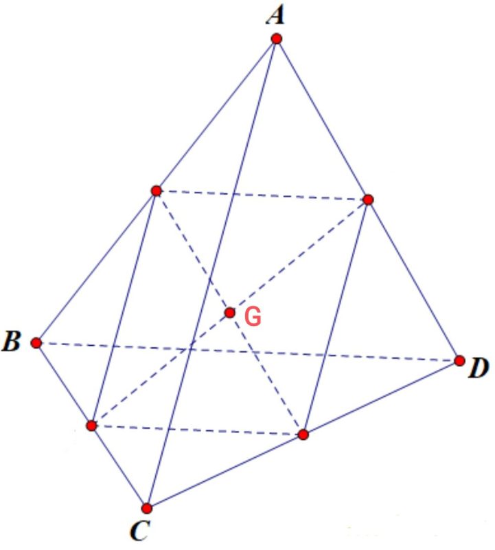 Trọng tâm của tứ diện là gì?