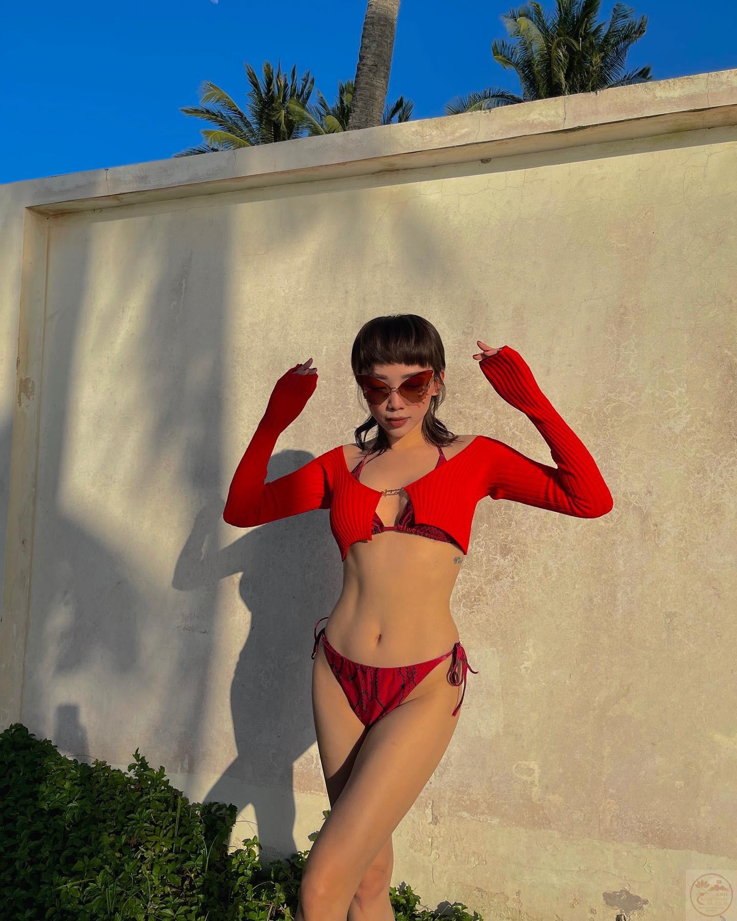 Ngắm Tóc Tiên diện bikini không chỉ sướng mắt mà còn hóng được miên man kiểu đẹp, hot hừng hực