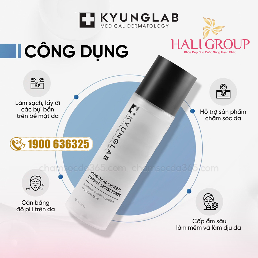 công dụng Toner KyungLab Hydrating Mineral Capsule Moist