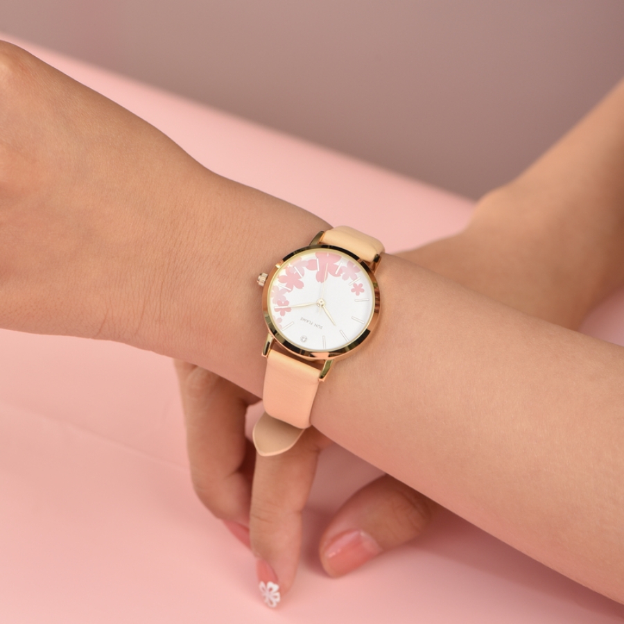 Đồng hồ Nữ SUN FLAME MJOE9083-OR