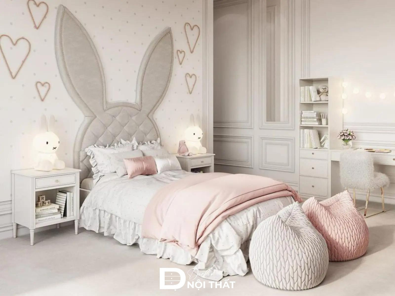 phòng ngủ cho bé gái 15 tuổi