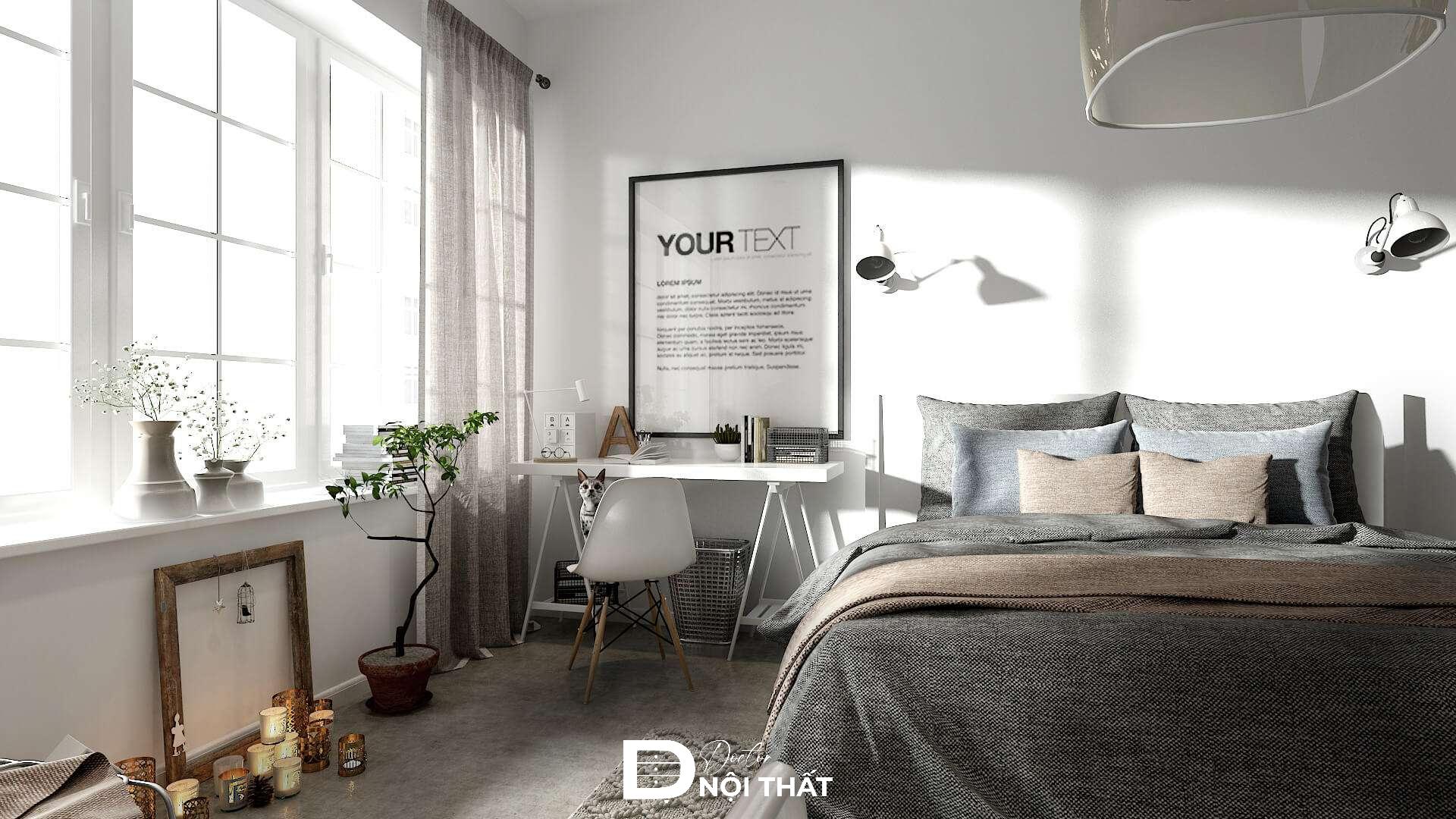 phòng ngủ cho bé gái 15 tuổi