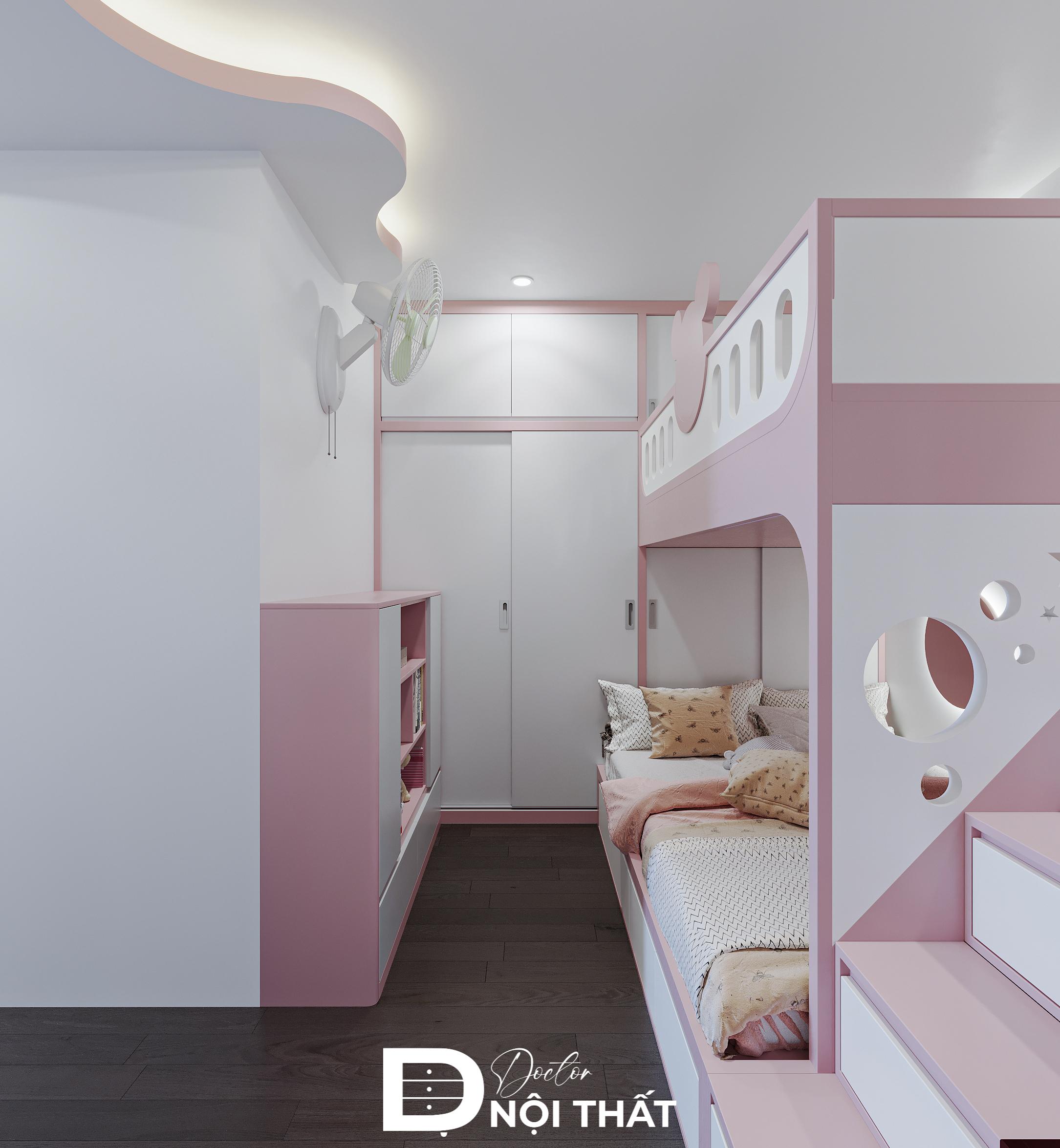 Phòng ngủ đẹp cho bé gái 15 tuổi