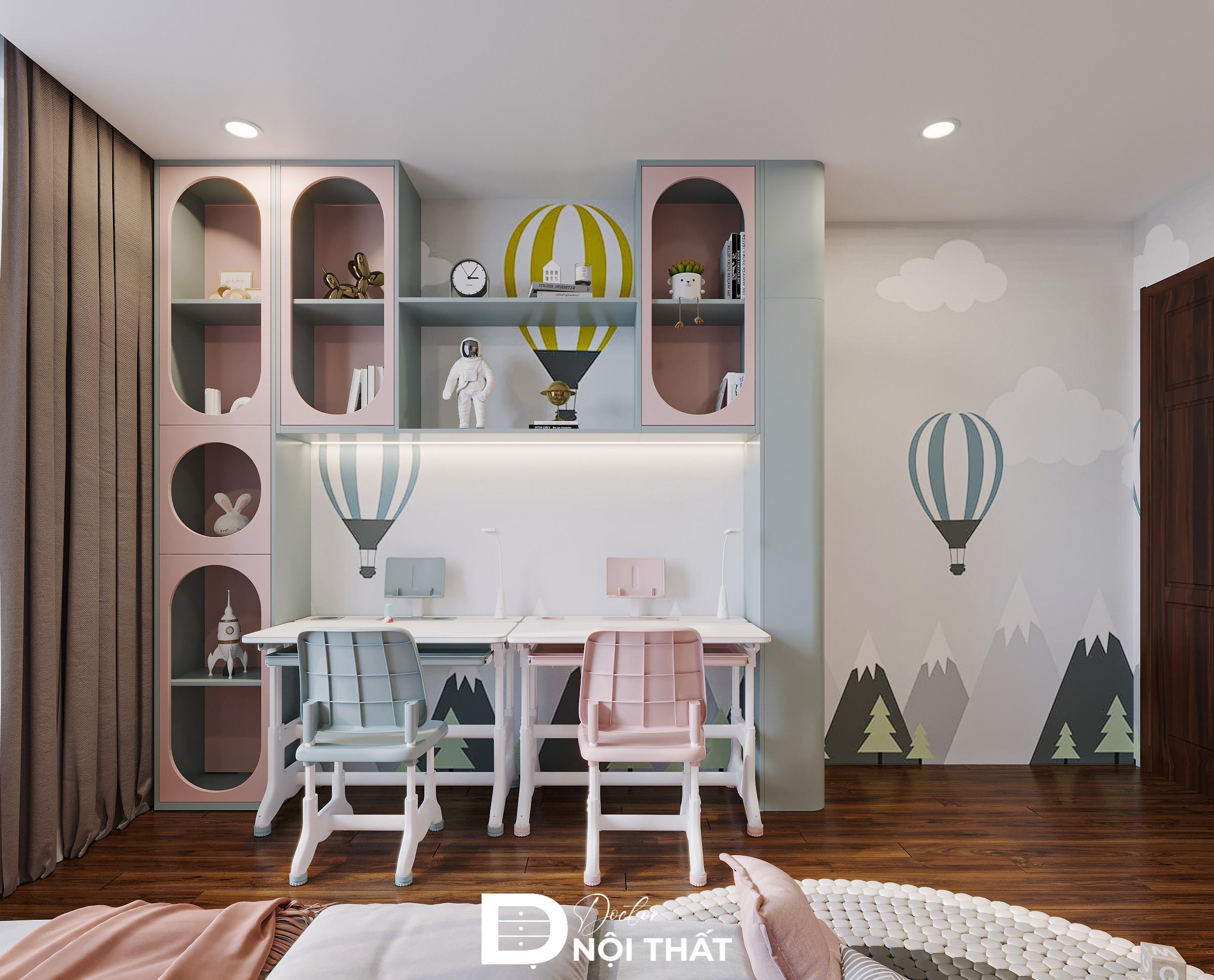 Phòng ngủ đẹp cho bé gái 15 tuổi