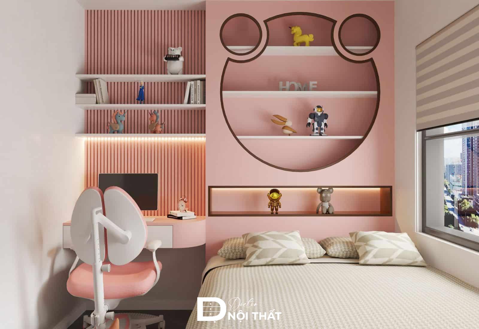 phòng ngủ cho bé gái 15 tuổi