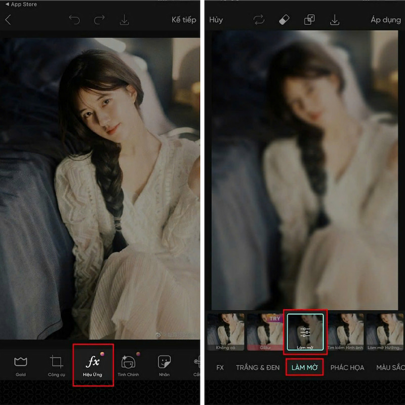 PicsArt app che mặt