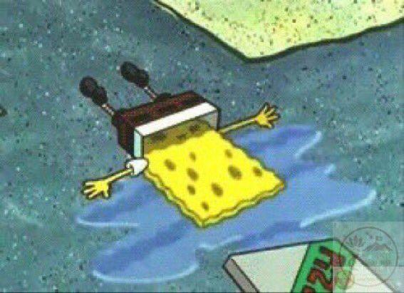 Meme đau khổ gục ngã