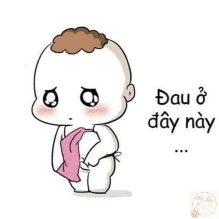 Cảm giác nghẹn ngào trong ngực được diễn đạt khéo léo bằng một ảnh chế ngộ nghĩnh