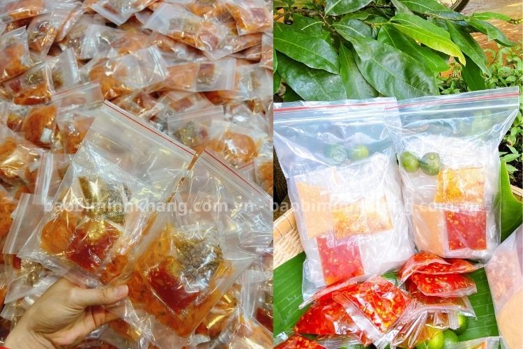 Túi zip nhỏ giúp đựng và phân loại các thực phẩm dễ dàng