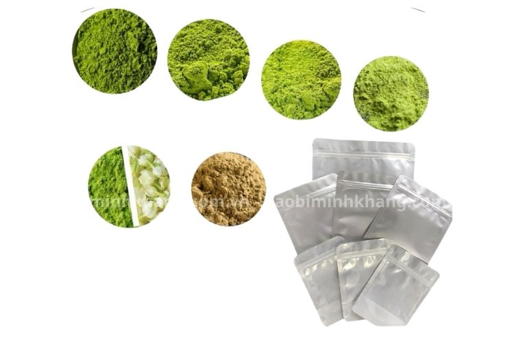 Túi zip nhỏ 100g có thể chứa các loại bột matcha