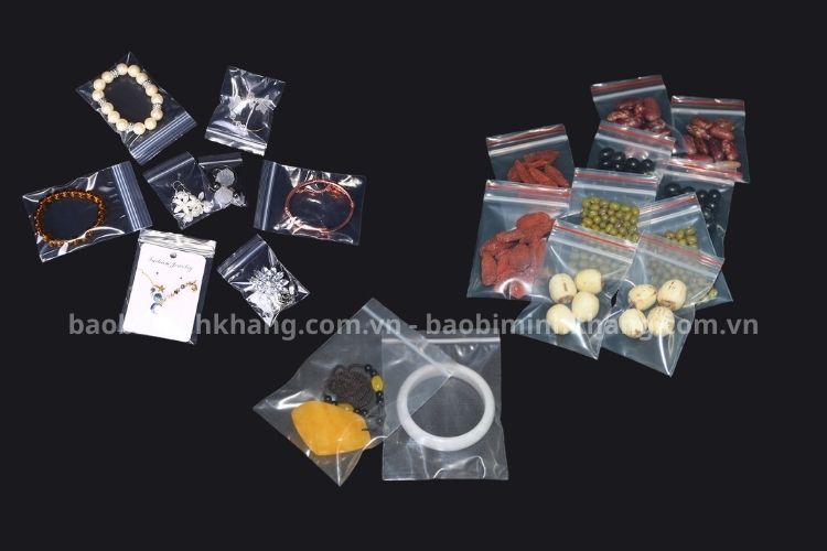 Túi zip size nhỏ để chứa các loại phụ kiện phổ biến