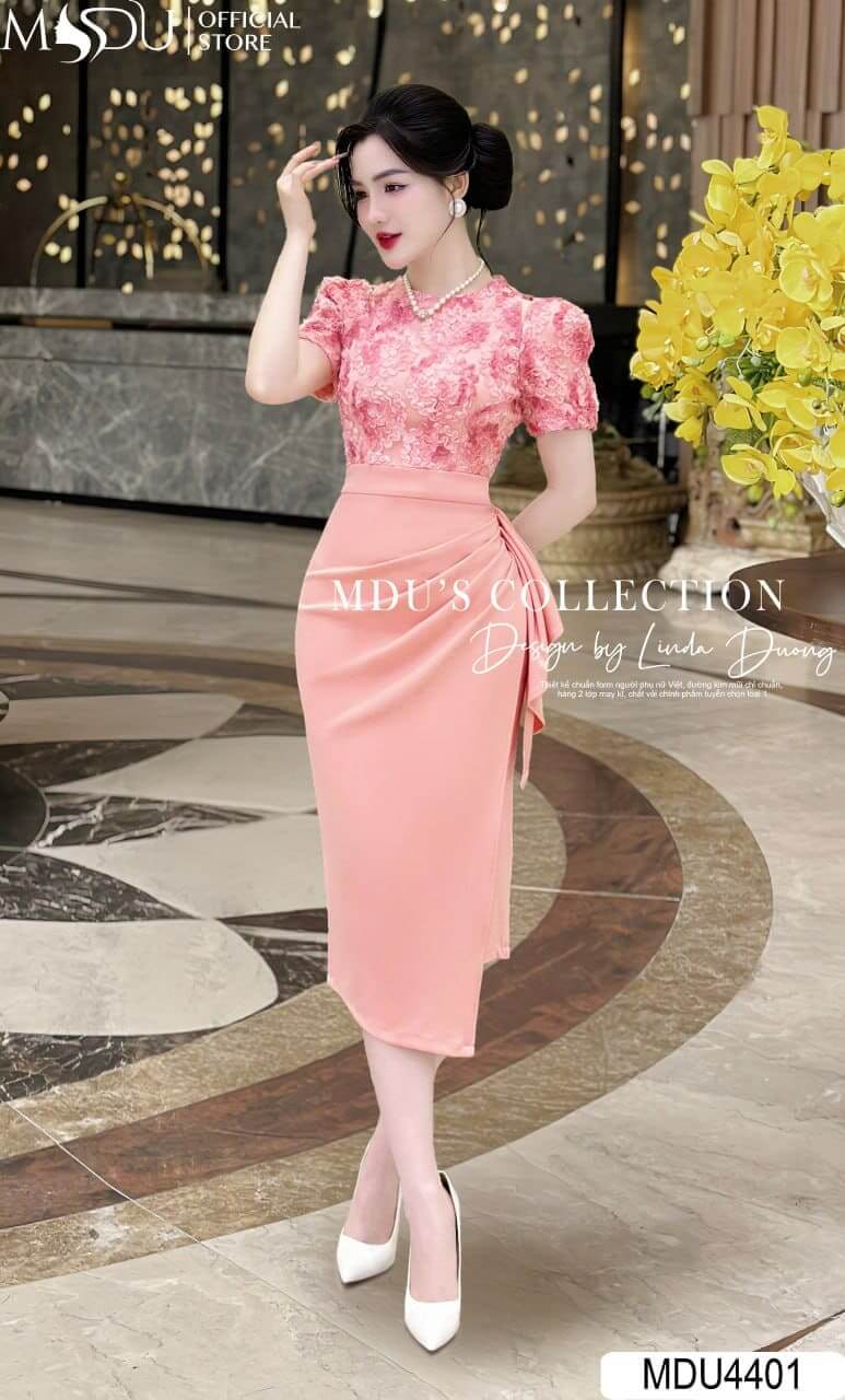 Váy Body Xẻ Tà Cho Người Gầy