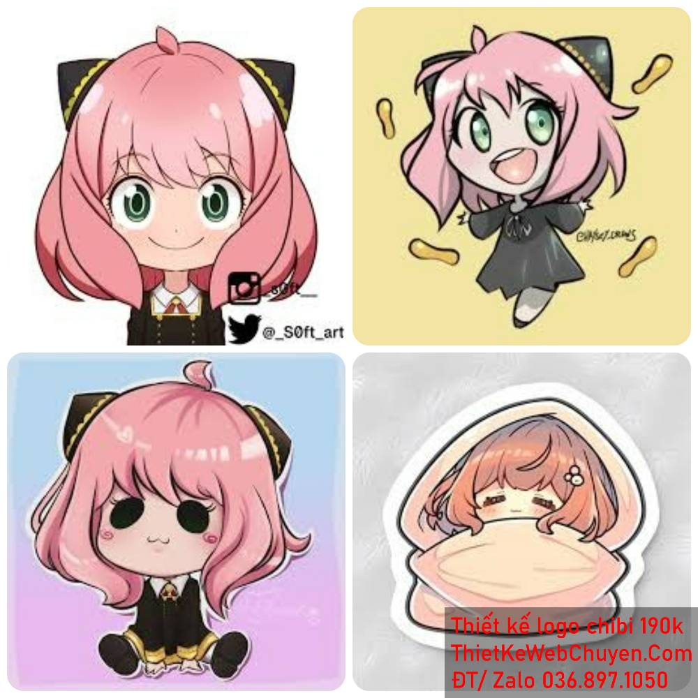 Khám Phá Thế Giới Màu Mè và Sáng Tạo Của Anya Chibi