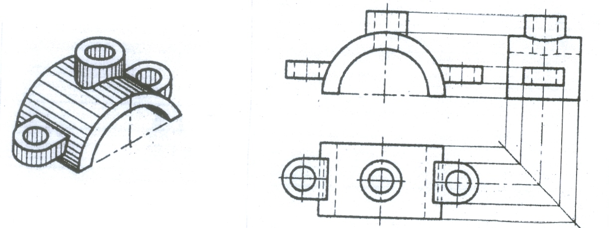 HƯỚNG DẪN ĐỌC BẢN VẼ CƠ KHÍ: ĐỌC CÁC HÌNH CHIẾU VẬT THỂ