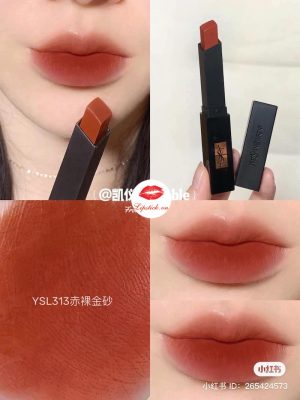 Son YSL Slim 313 Irreverent Cinnamon – Đỏ Cam Cháy