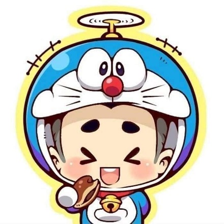 Avatar Doremon cute mũ bảo hiểm Doremon