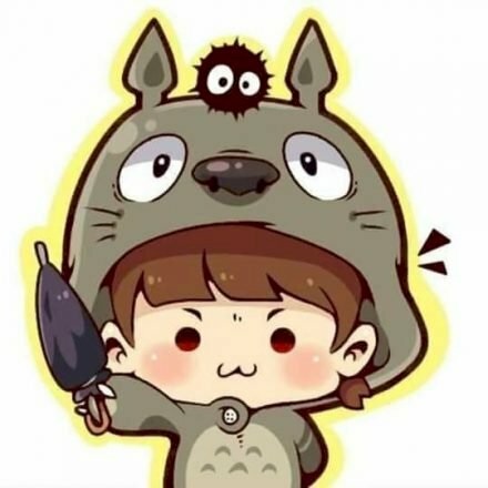 Ảnh avatar hoạt hình dễ thương em bé đội lốt sói