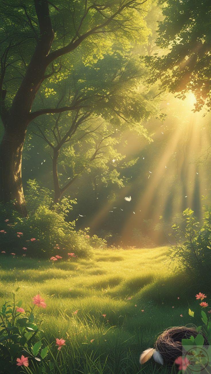 Giữa khung nền vẽ tay, mảng xanh gợi nhắc về sự cân bằng giản dị