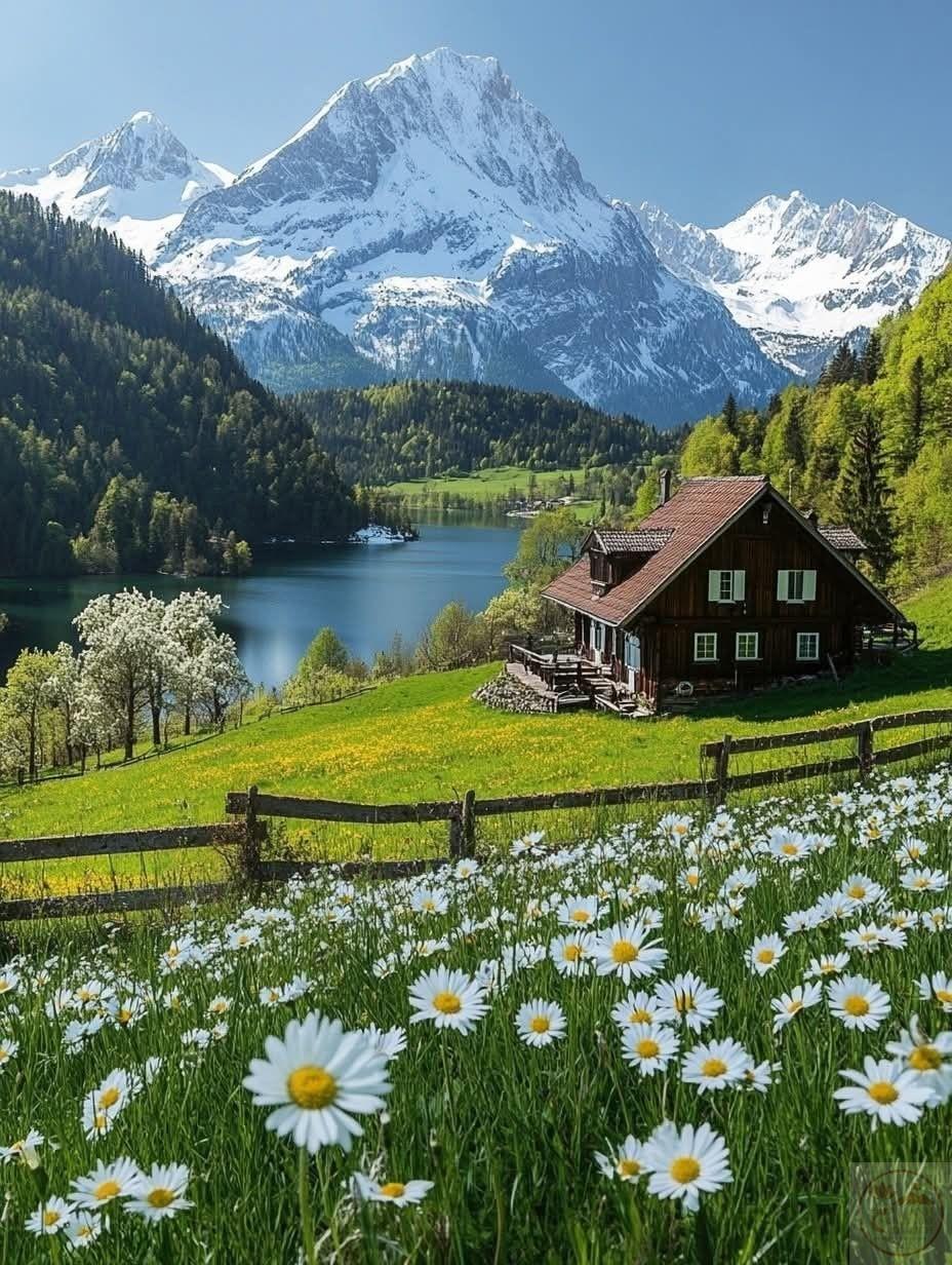 Cảm giác an lành len lỏi qua từng khung nền phủ bóng xanh chan hòa