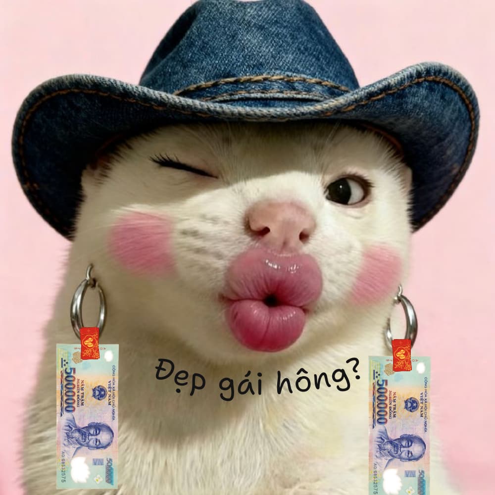 meme hình chó hài hước cười nhe răng nhận lì xì Tết 100k, 200k, 50k