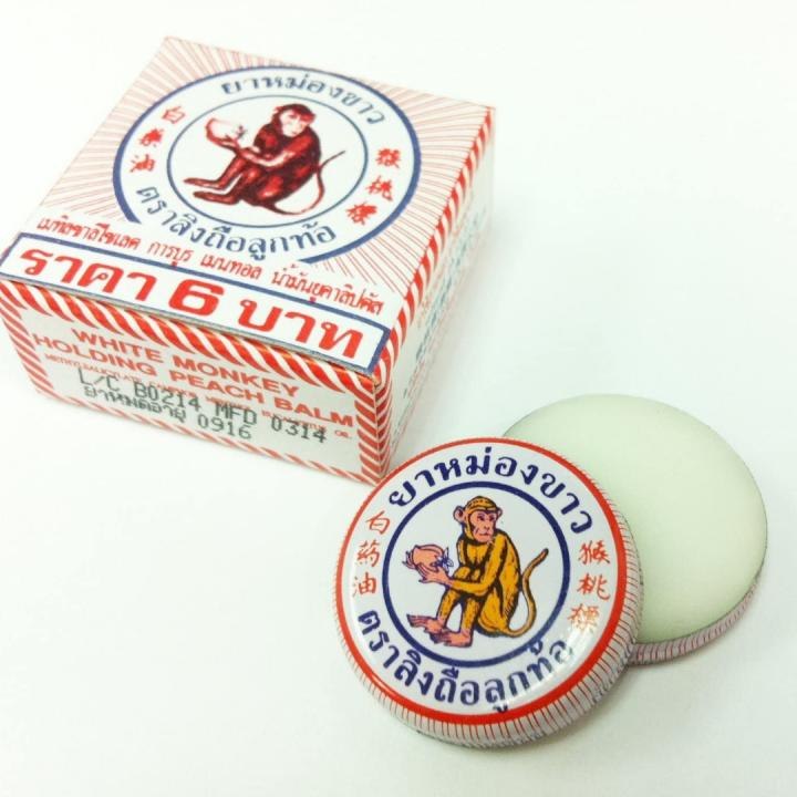 Dầu cù là con khỉ White Monkey Holading Peach Balm Thái Lan