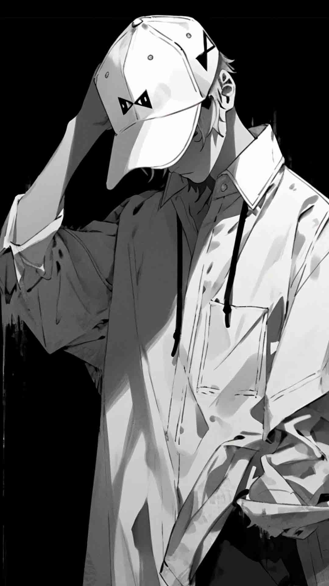 anh anime nam buon den trang 1920px 1080px full hd 13