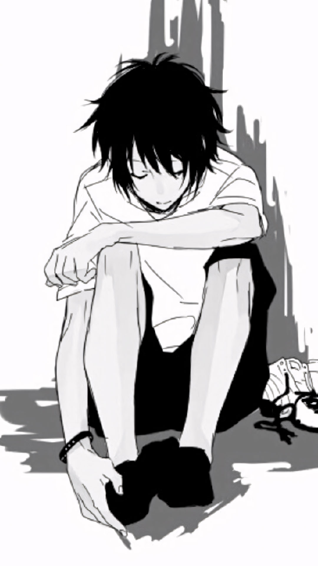 anh anime nam buon den trang 1920px 1080px full hd 18