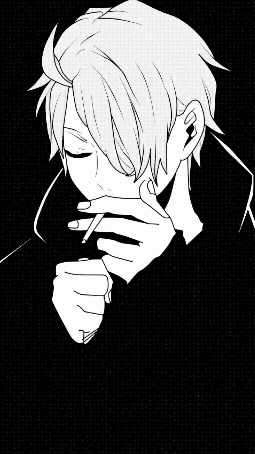 anh anime nam buon den trang 1920px 1080px full hd 19