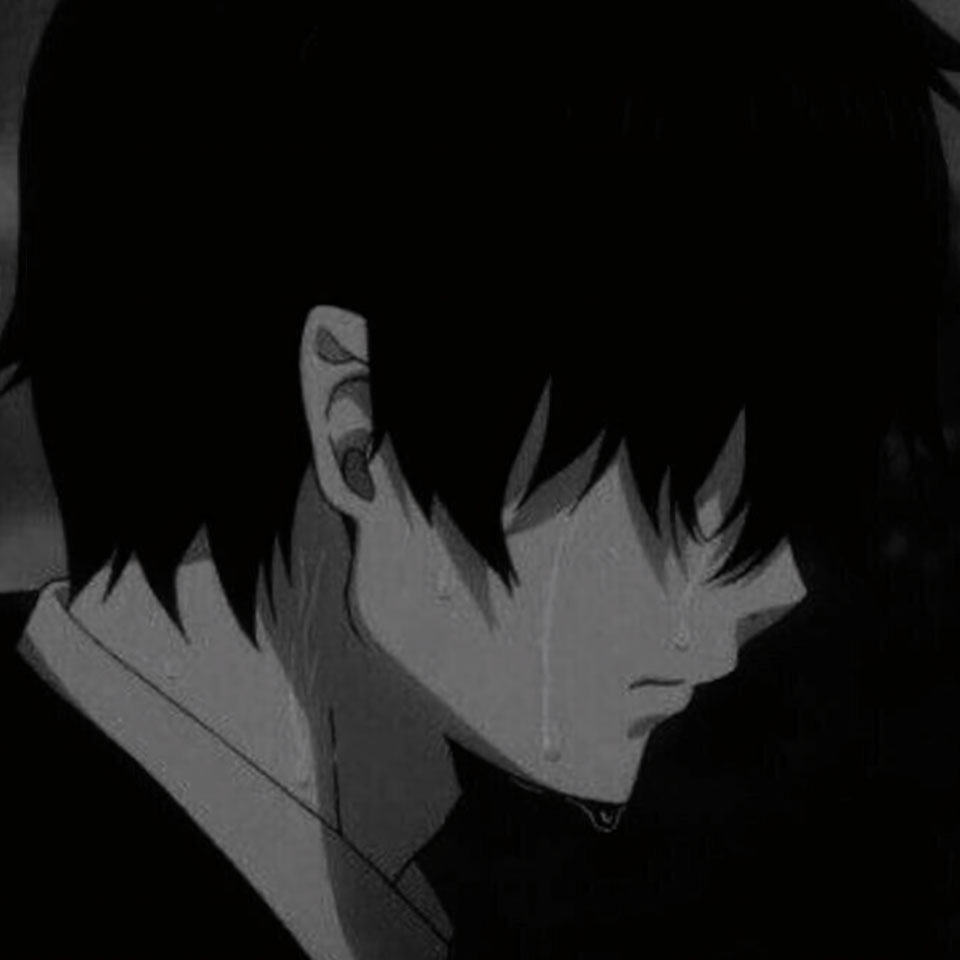 avatar anh anime nam buon den trang 960px 960px avatar 41