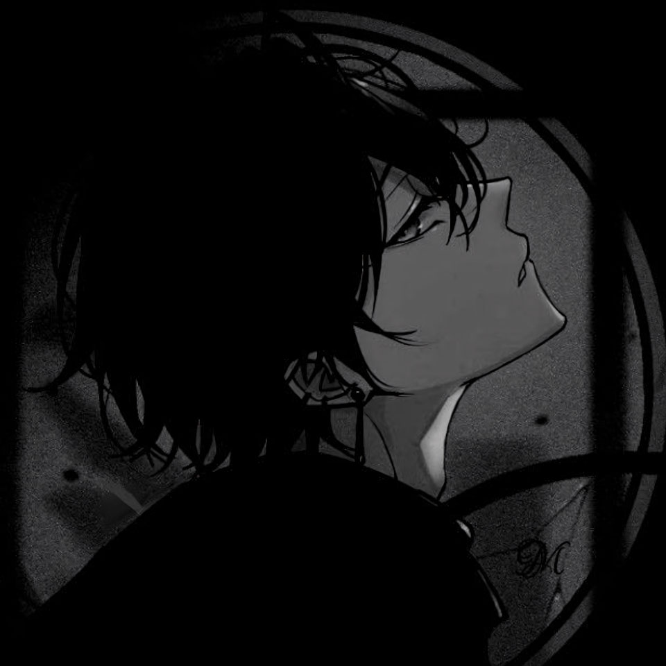 avatar anh anime nam buon den trang 960px 960px avatar 40