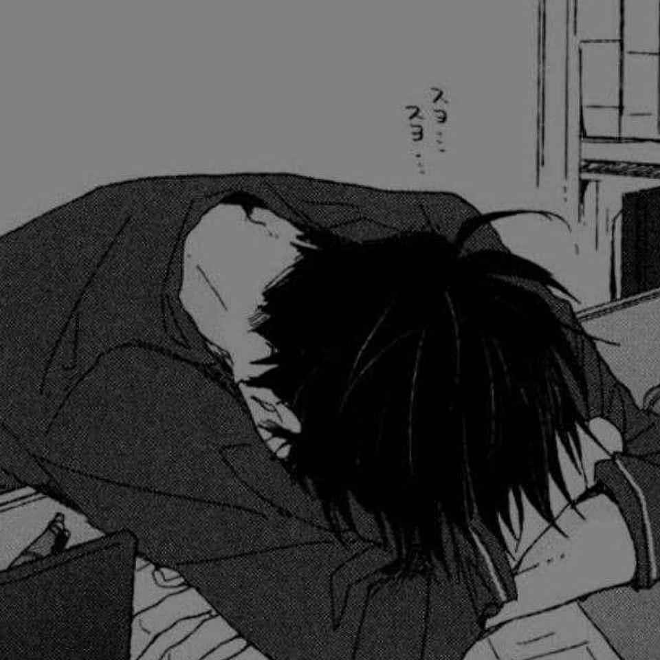 avatar anh anime nam buon den trang 960px 960px avatar 37