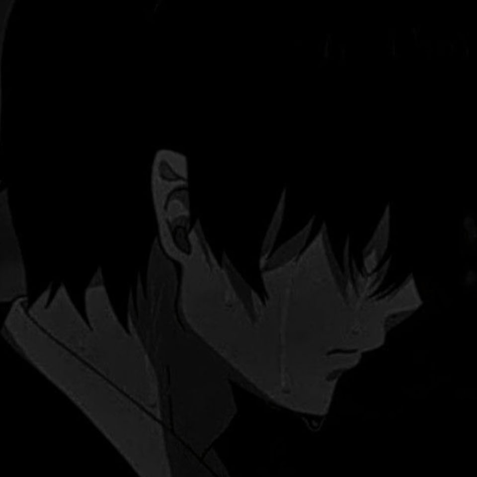 avatar anh anime nam buon den trang 960px 960px avatar 36