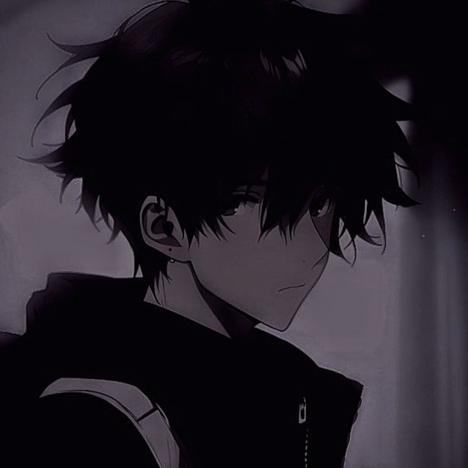 avatar anh anime nam buon den trang 960px 960px avatar 35