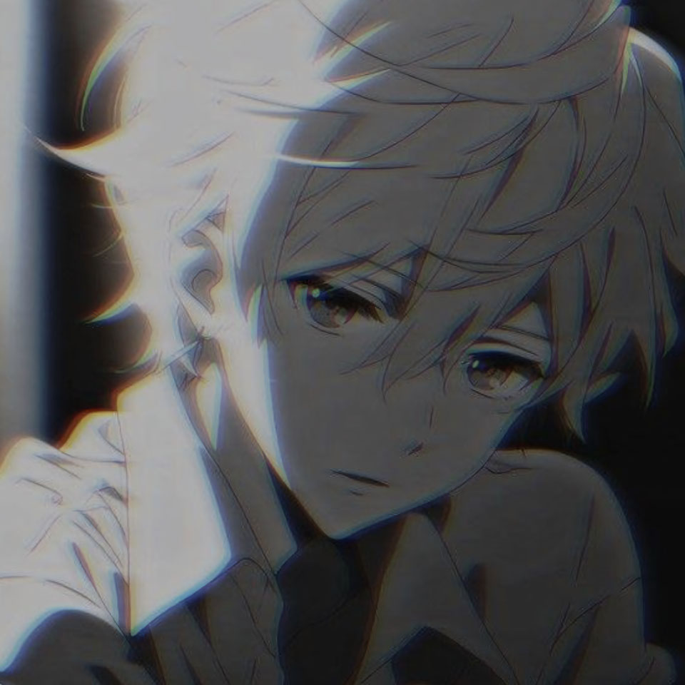 avatar anh anime nam buon den trang 960px 960px avatar 27