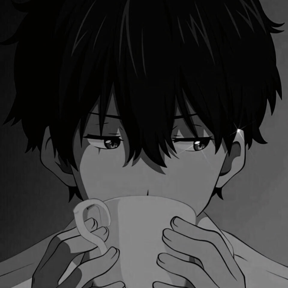 avatar anh anime nam buon den trang 960px 960px avatar 24