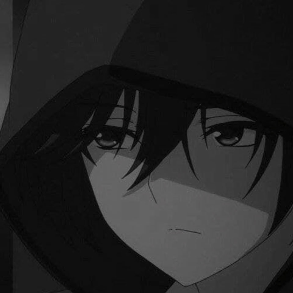 avatar anh anime nam buon den trang 960px 960px avatar 23